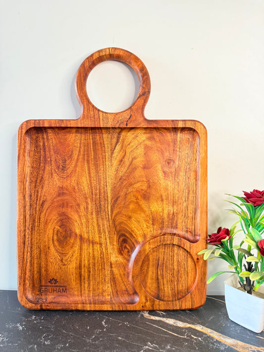 Wooden Square Platter/Tray - gruham