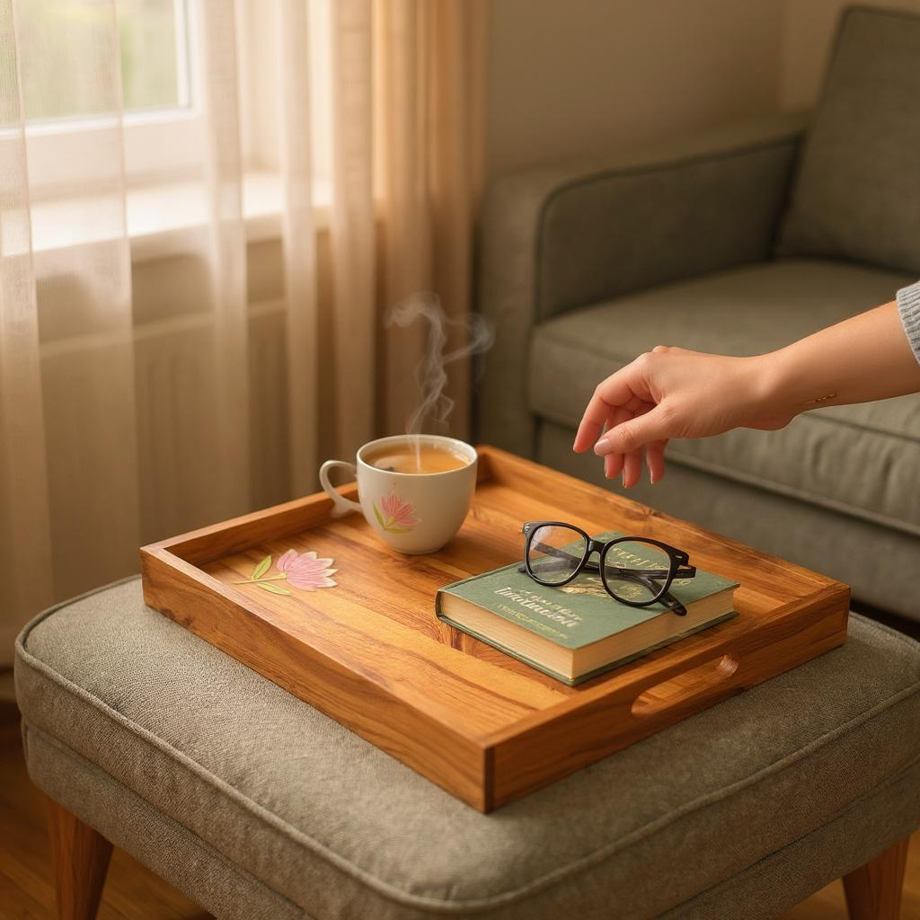 Padma Lotus Serving Tray – Large