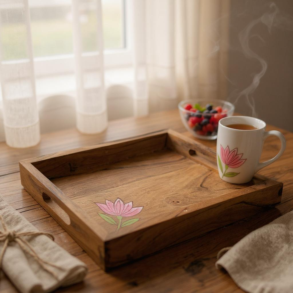 Padma Lotus Serving Tray – Small