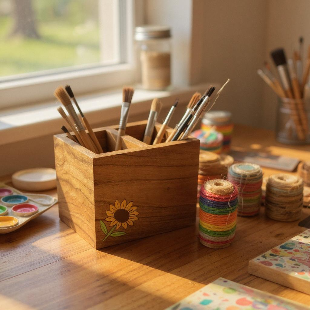 Sunshine Bloom Cutlery/Pen Stand
