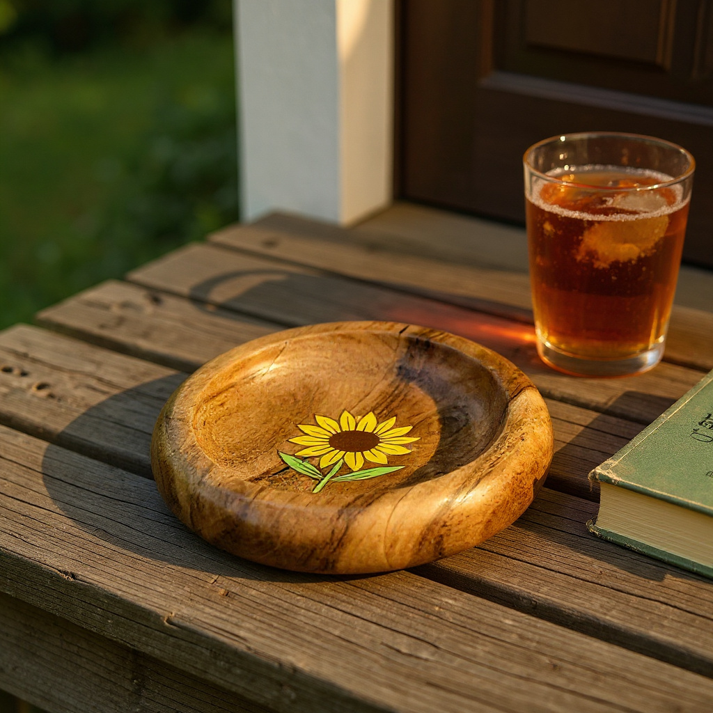 Sunshine Bloom Platter – For Snacks & Jewelry