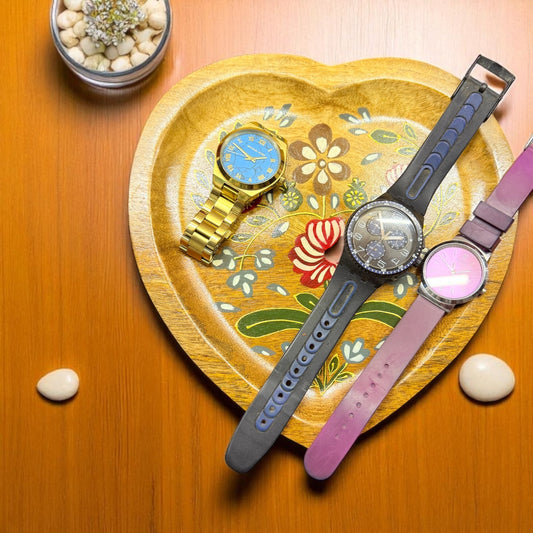 Blossom Heart Wooden Decorative Plate