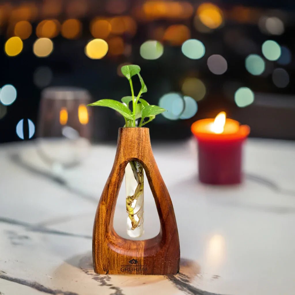 D-Cut Wooden Planter
