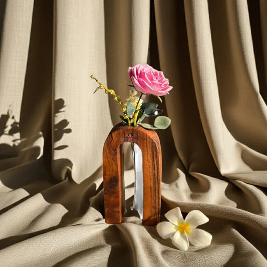 Inverted U-Shaped Wooden Planter