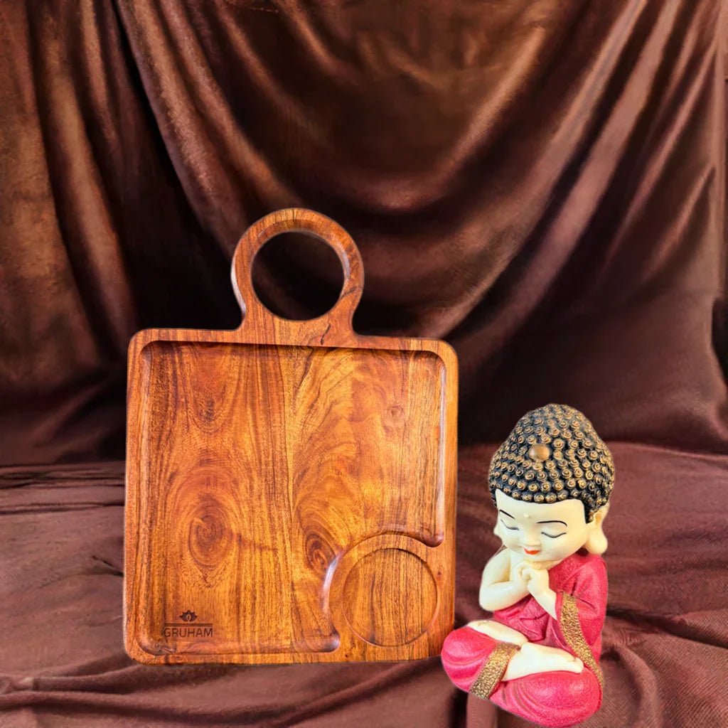 Wooden Square Platter/Tray - gruham