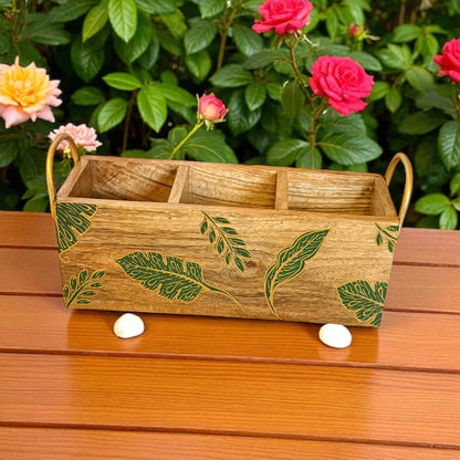 Vrinda Handpainted Cutlery Holder