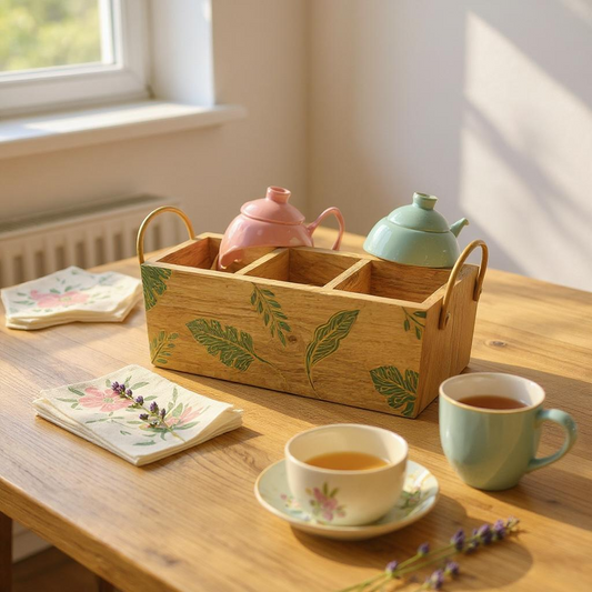 Vrinda Handpainted Cutlery Holder