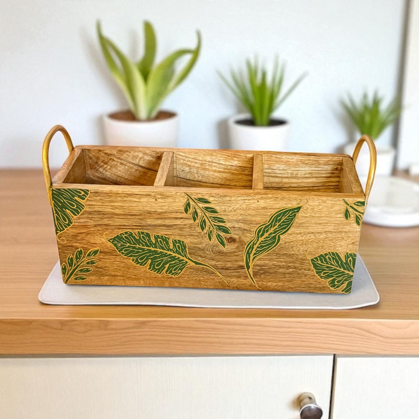 Vrinda Handpainted Cutlery Holder