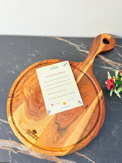Wooden Pizza Platter - gruham