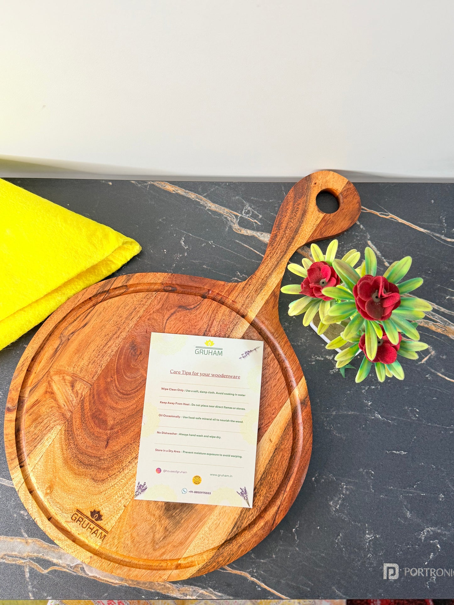 Wooden Pizza Platter - gruham