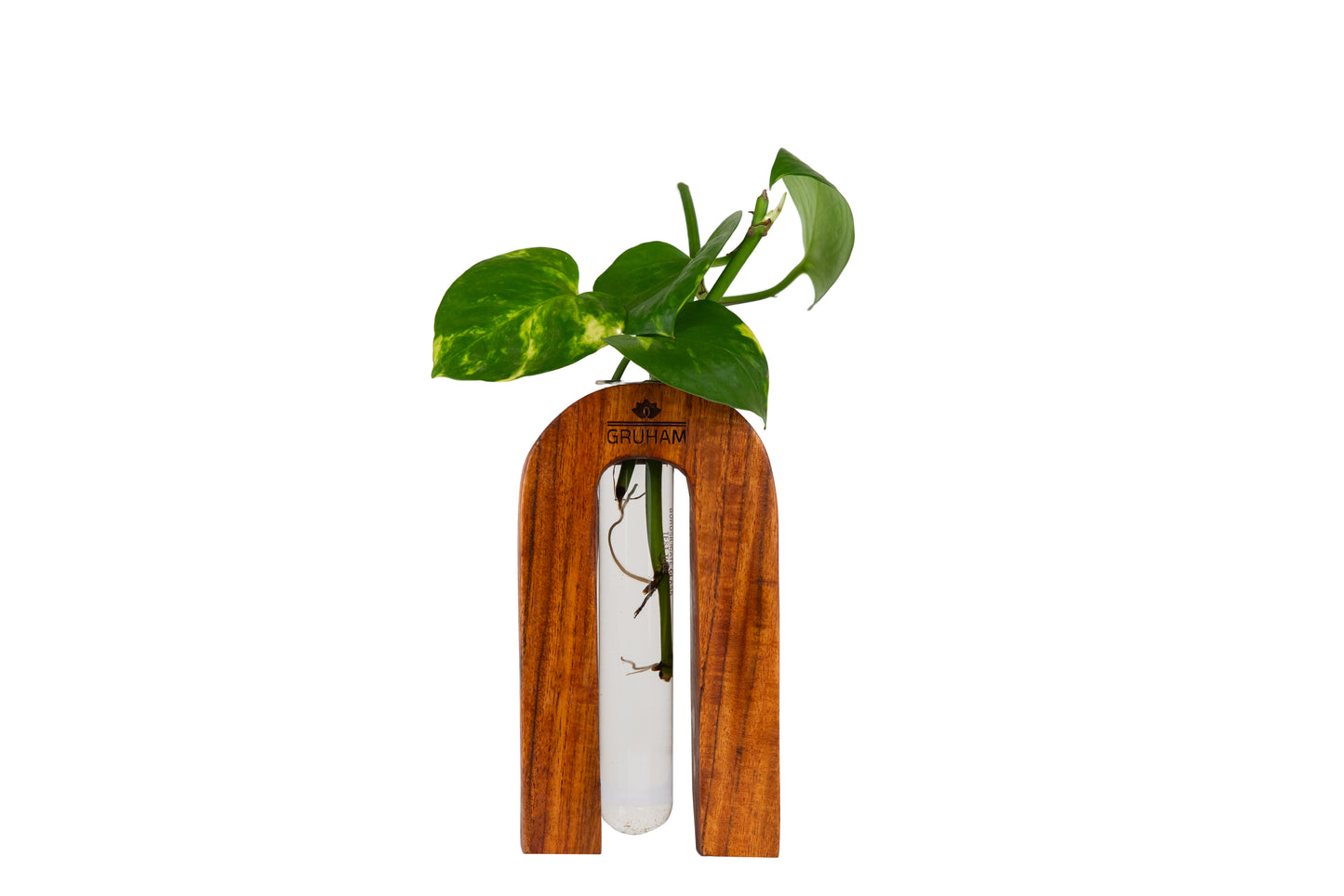 Inverted U-Shaped Wooden Planter