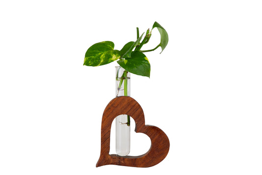 Heart Shape – Handcrafted Wooden Planter