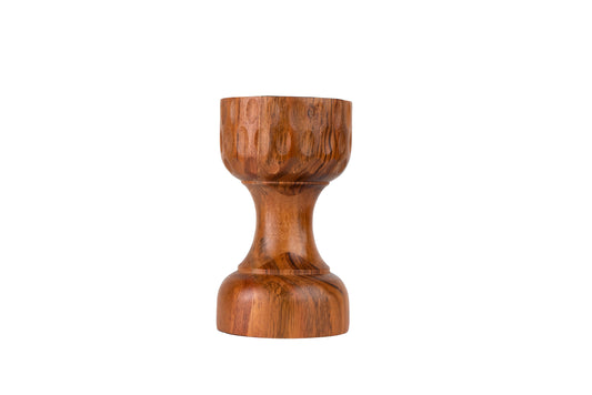 GRUHAM Handcrafted Tall Wooden Candle Holder