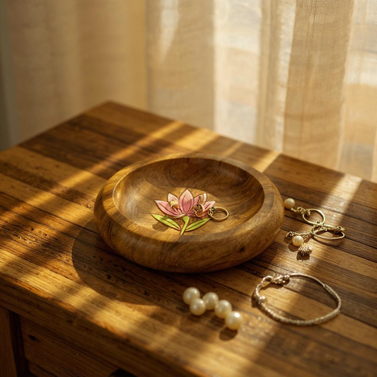 Padma Lotus Platter – For Snacks & Jewelry