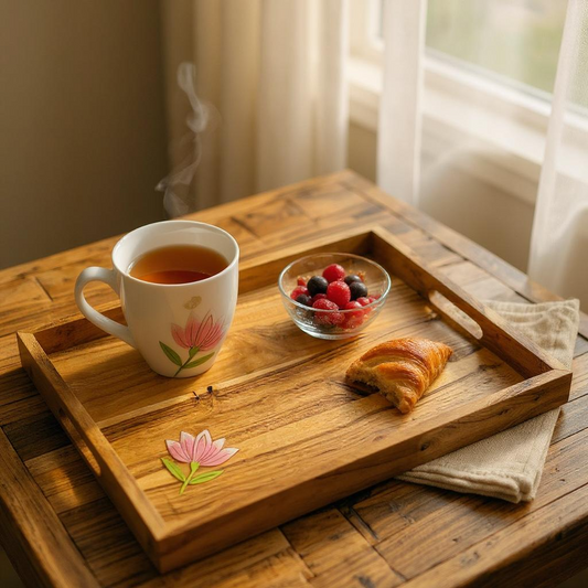 Padma Lotus Serving Tray – Large