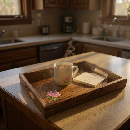 Padma Lotus Serving Tray – Medium
