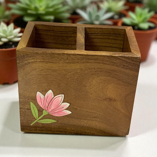 Padma Lotus Cutlery/Pen Stand