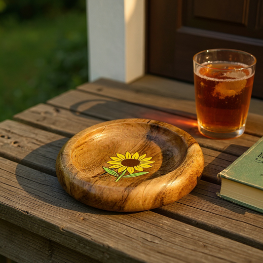 Sunshine Bloom  Platter – For Snacks & Jewelry