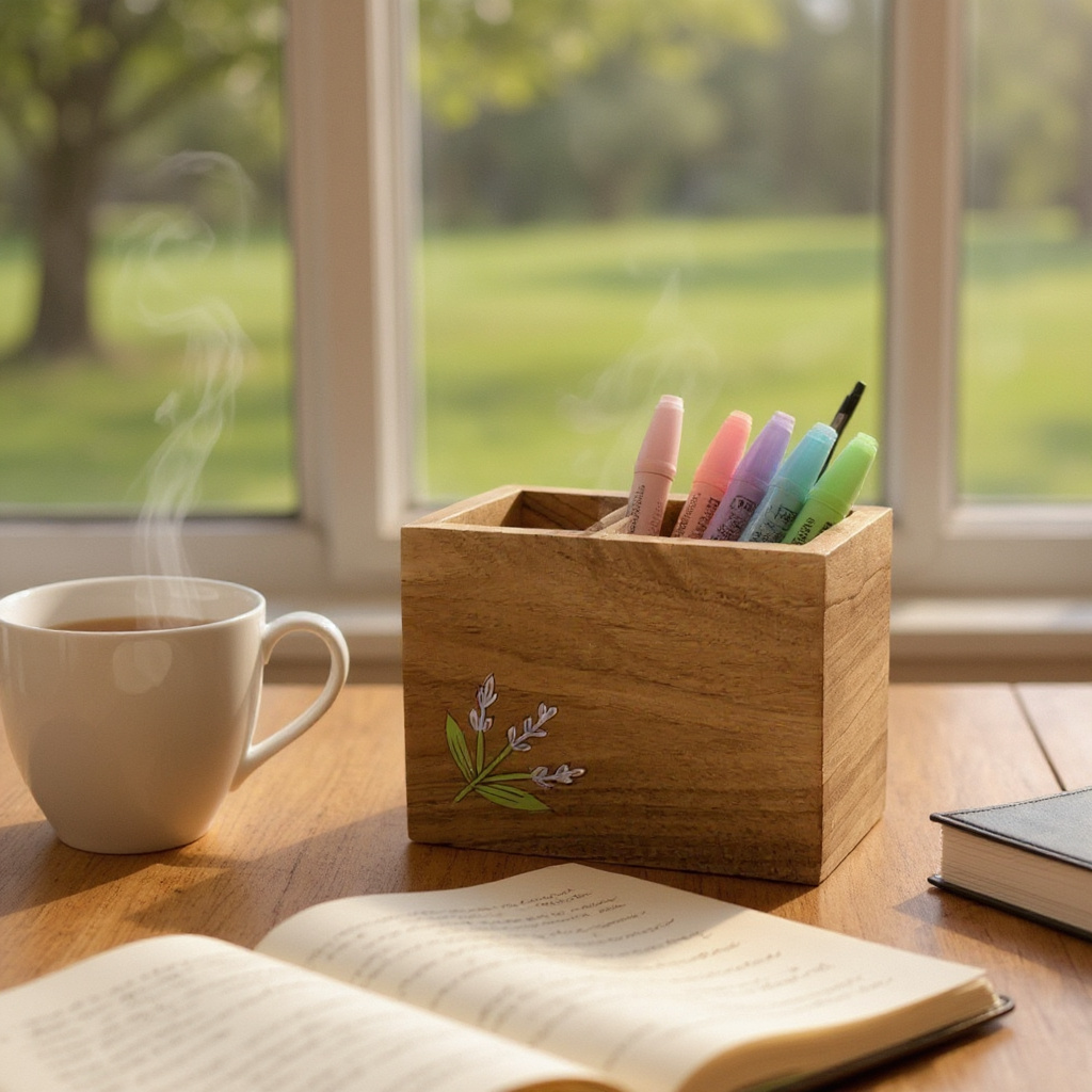 Tulip Bloom Cutlery/Pen Stand