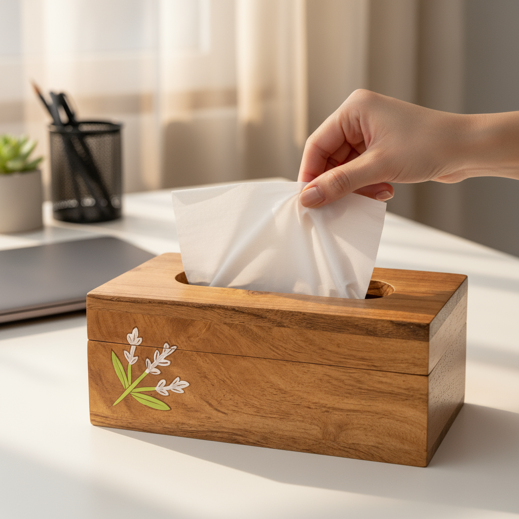 Tulip Bloom Tissue Holder
