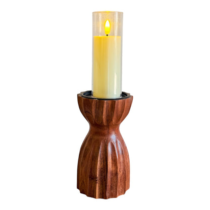GRUHAM Handcrafted Wooden Candle Holder