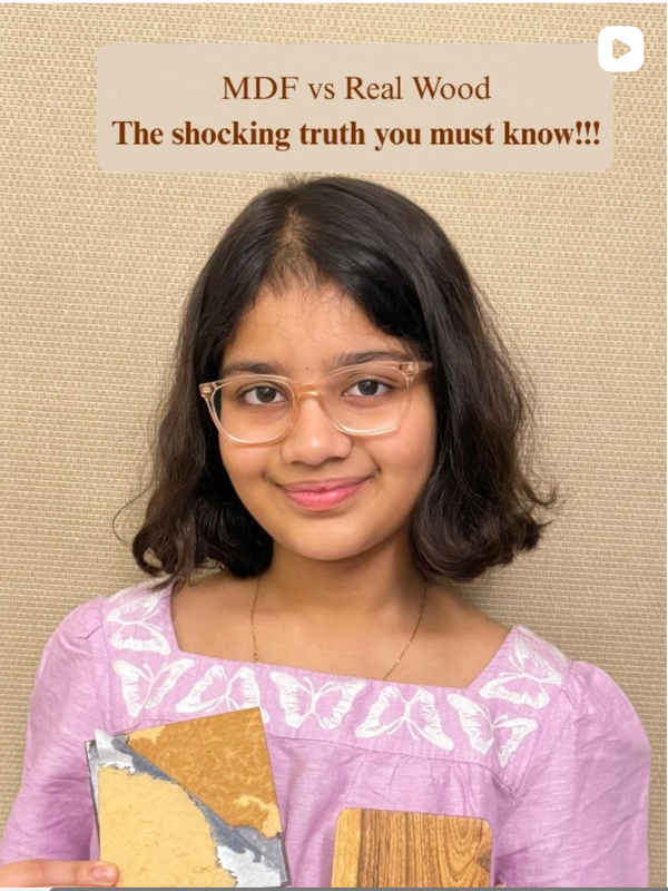 Is MDF Really Wood? Ananya Shows the Truth
