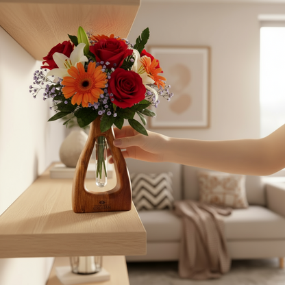 D-Cut Wooden Planter