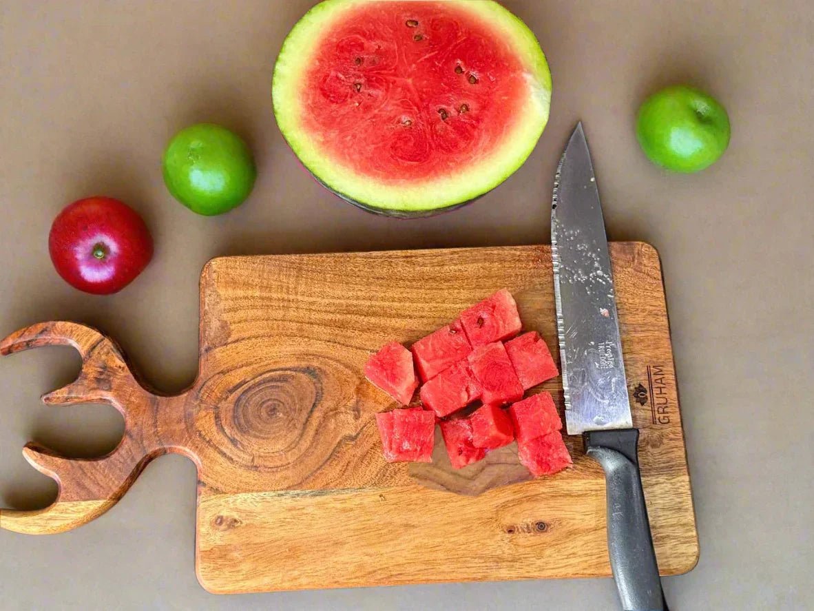 EcoCut™ Deer Shaped premium Acacia Wooden Cutting Board - gruham