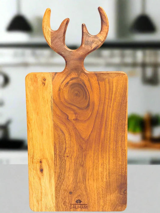 EcoCut™ Deer Shaped premium Acacia Wooden Cutting Board - gruham