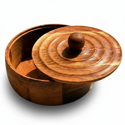 Parampara Roti Box ; Acacia Wood