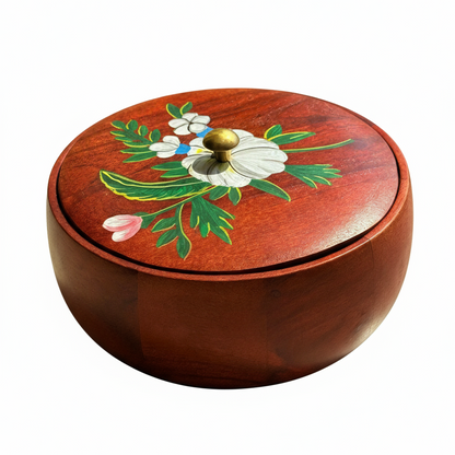 Phool Roti Box :Acacia Wood