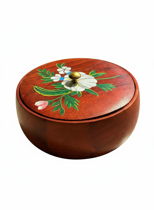Phool Roti Box :Acacia Wood