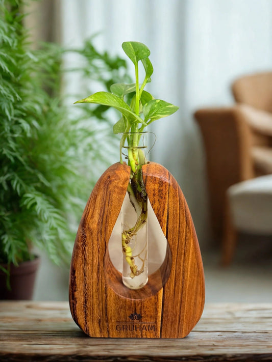 U - Shaped Wooden Planter - gruham