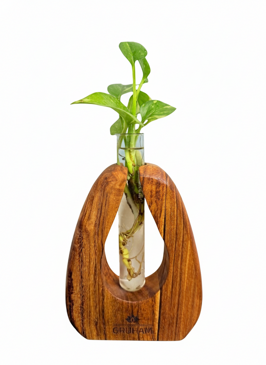 U-Shaped Wooden Planter