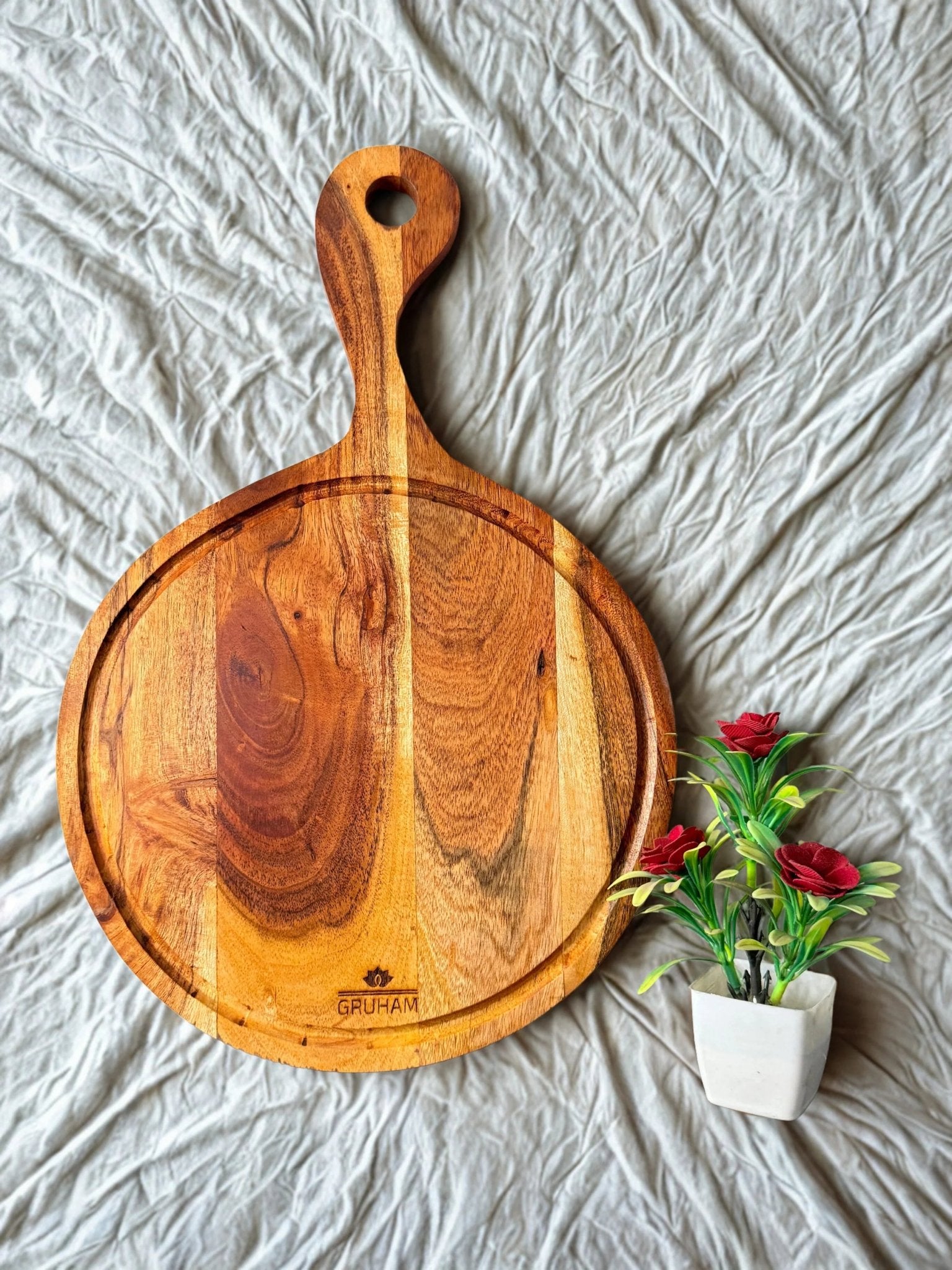 Wooden Pizza Platter - gruham