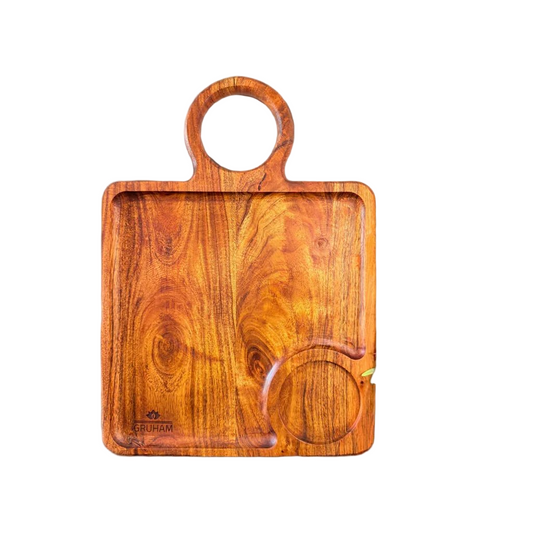 Wooden Square Platter/Tray - gruham